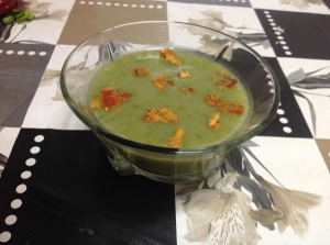 receta crema de lechuga