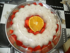 receta bavaresa de fresas