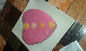 receta corazon de 3 chocolates