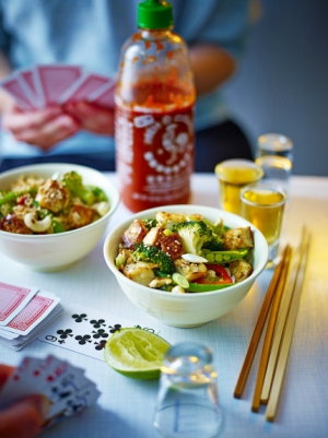 receta Salteadito de tofu y verduras de Jamie Oliver