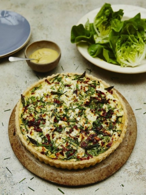 receta Súper quiche de primavera de Jamie Oliver
