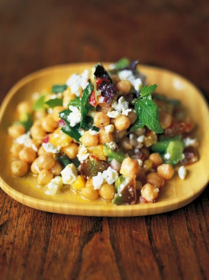 receta Ensalada de garbanzos de Jamie Oliver
