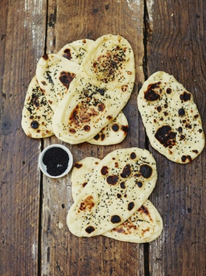 receta Pan naan de Jamie Oliver