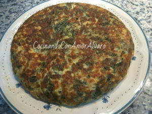 receta Tortilla de Espinacas