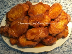 receta Torrijas de Leche en Almíbar