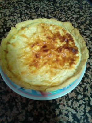 receta QUICHE 4 QUESOS